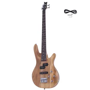 Exquisite Stylish IB Bass Guitar | Burlywood Color | with Power Line & Wrench Tool | Perfect for Beginners & Pro Musicians