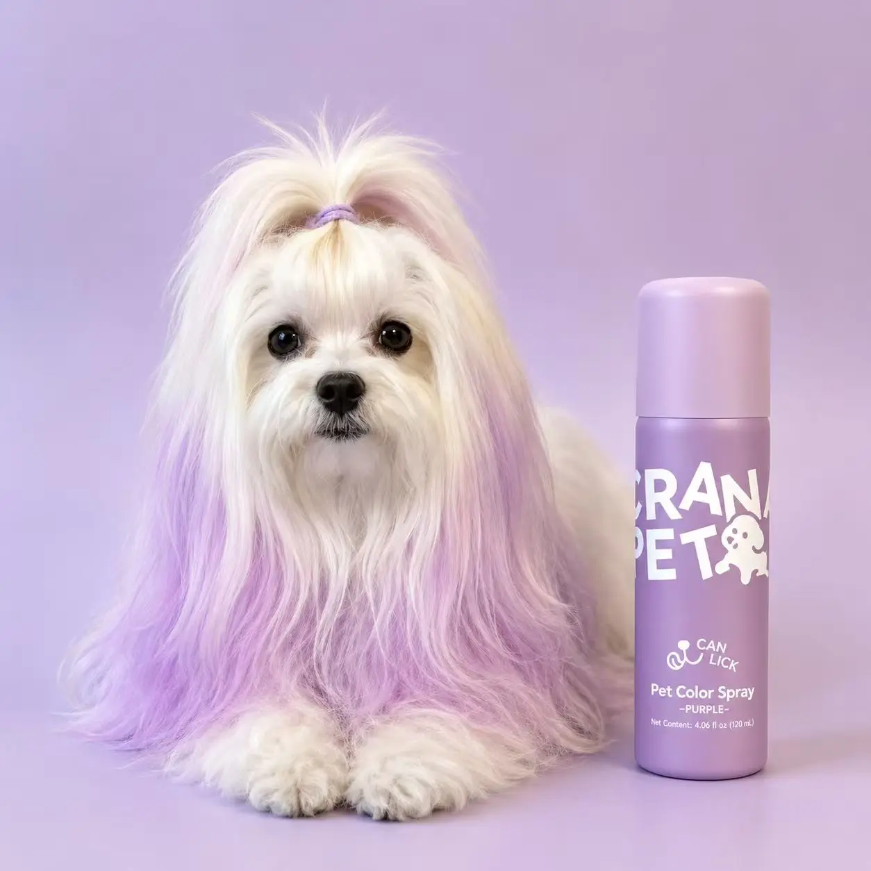 Crane Lunexis Pet Hair Color Spray Can - Dog & Cat Grooming Coating Agent, Safe, Non-Toxic, Easy Application, Easily Removed via Shampoo Wash-Off, Ideal for Festivals, Halloween