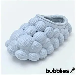 Bubblies™ Bubble Shoes with Fur - Blue