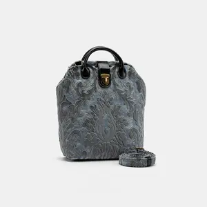 Burnout Velvet Steel Blue Everyday Backpack