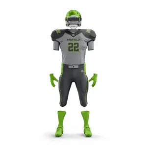 Midfield Grey American Football Uniform