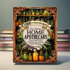 1000+ Forgotten Apothecary Recipes Remedies Book, Natural and Herbal Daily Wellness