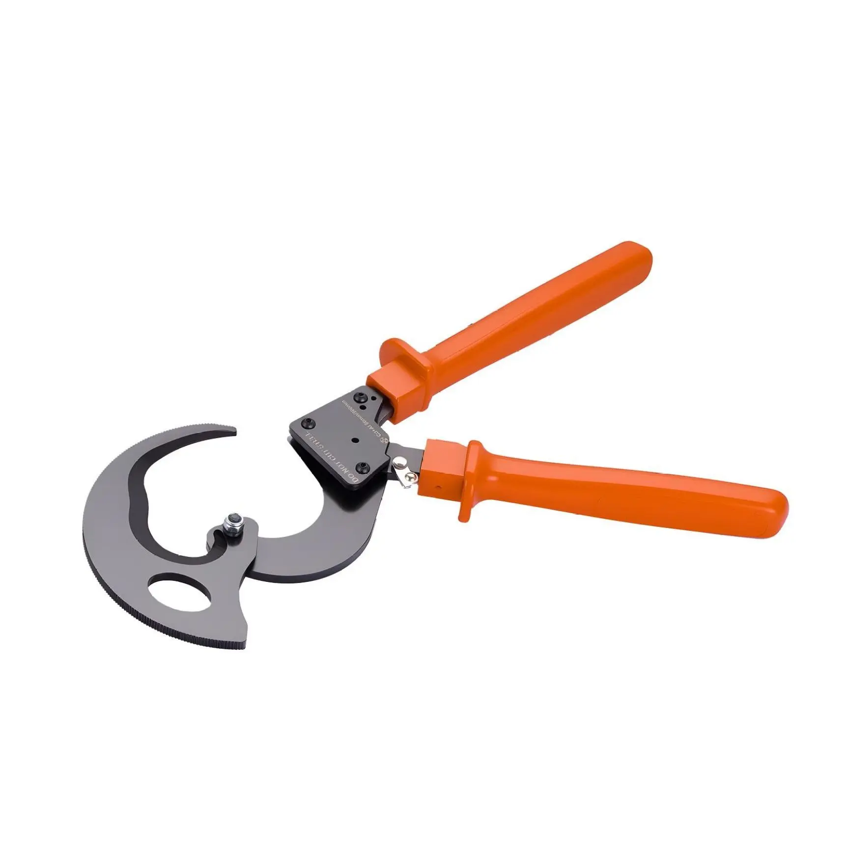 Ratcheting Cable Cutter, 1000 MCM Capacity, Steel Blades, PVC Grip, Wire Cutter Tool for Copper & Aluminum Cables, Electrical Repair, Automotive, Telecom Default
