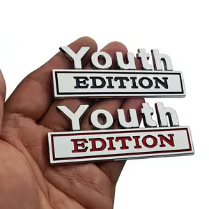 Youth Edition 3D Emblem Sticker Badge Funny Decals for Car Truck SUV Motorcycle Unique Design