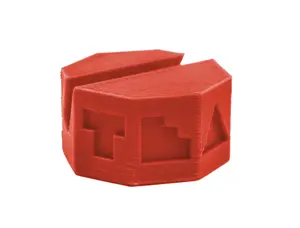 Fingerboard Display Stand - Octagon Edition - Red Chili Pepper Colorway