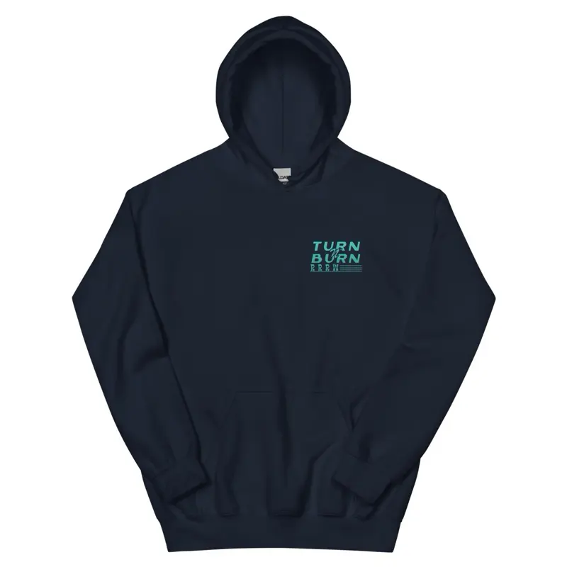 Turn N’ Burn Hoodie (Navy/Teal)