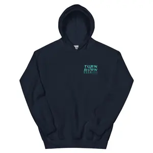 Turn N’ Burn Hoodie (Navy/Teal) Turn N’ Burn Hoodie (Navy/Teal)