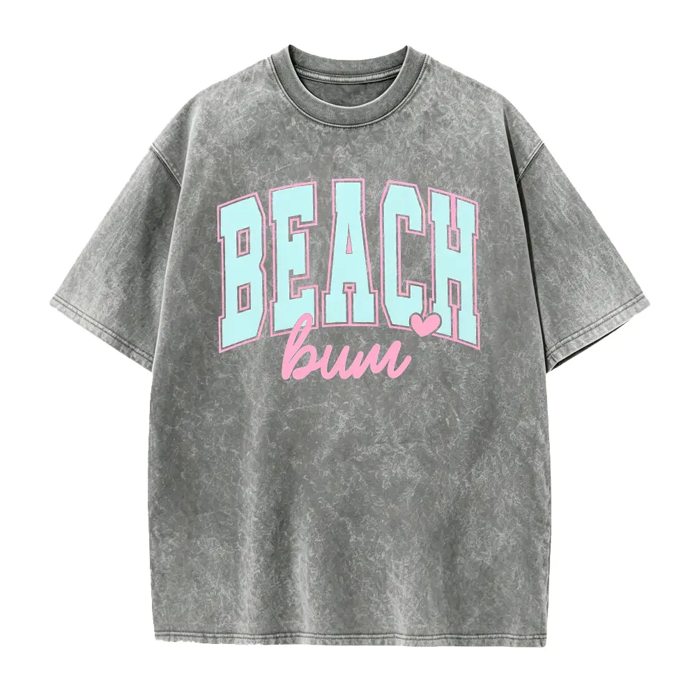 Washed T-shirt-Grey