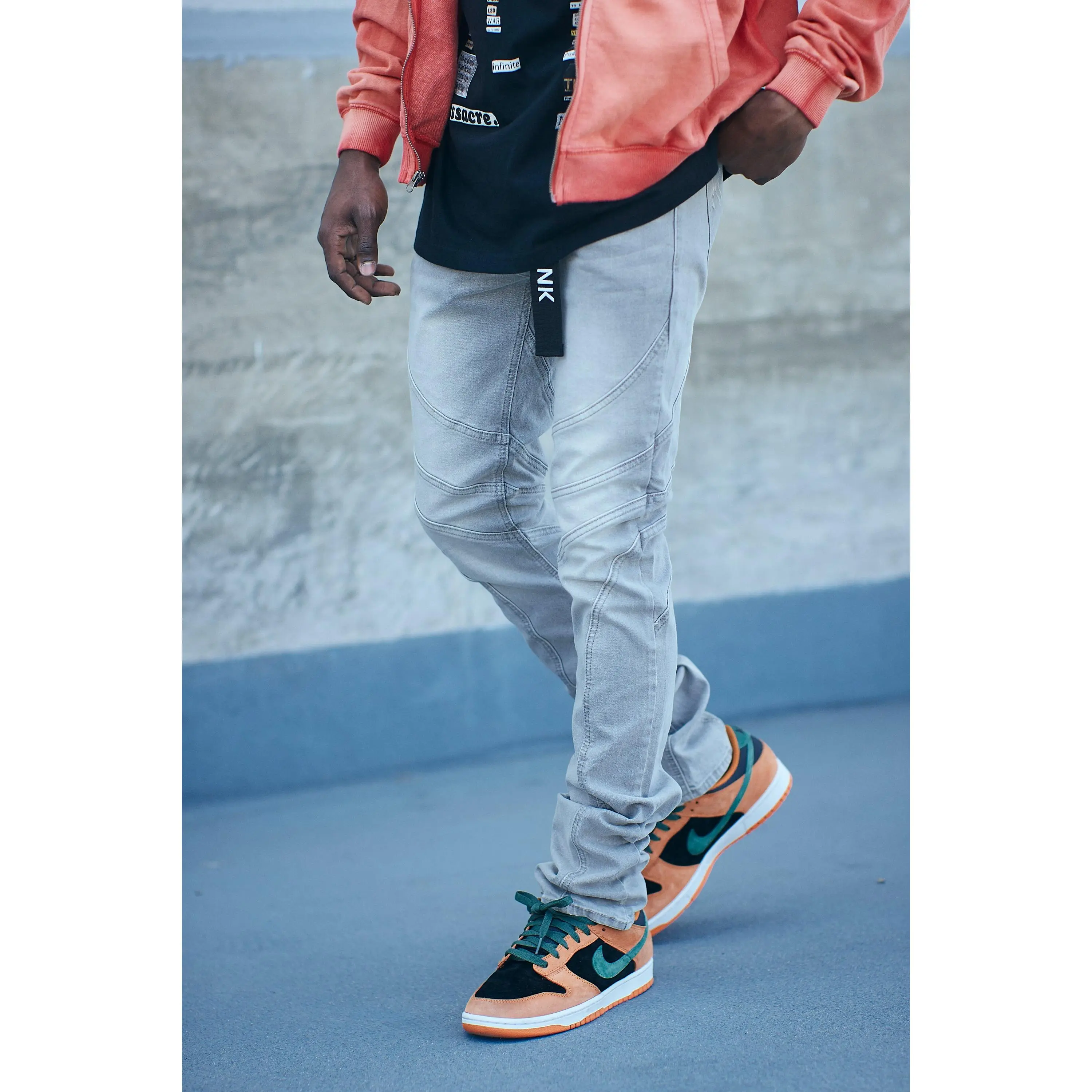 STACKED OVERLAP JEANS