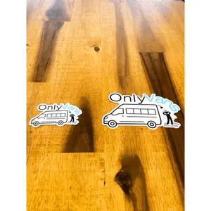 OnlyVans Sticker- Campervan Conversion Swag