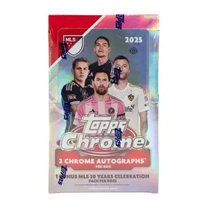 2025 Topps MLS Major League Soccer Chrome Hobby Box Trading Cards