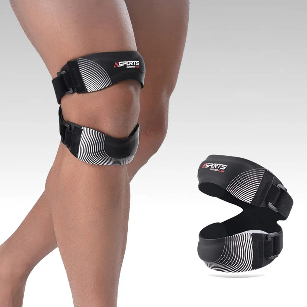 Adjustable knee pad, universal knee stabilizer, suitable for men and women's basketball, running, and fitness, providing knee protection and reducing knee pressure