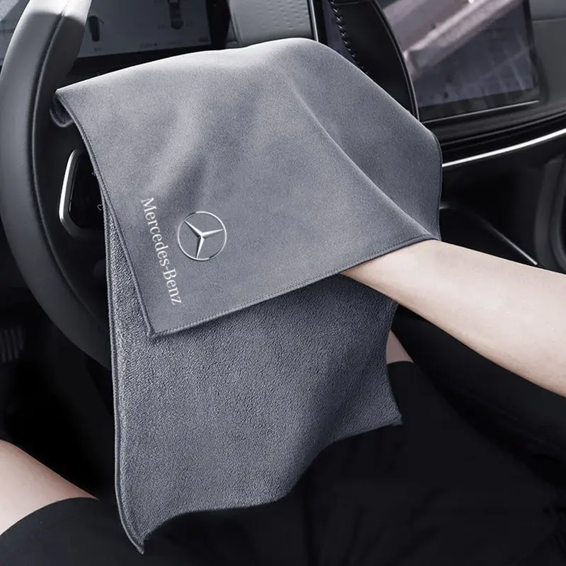 Car Wash High End Microfiber Towel Car Cleaning Drying Cloth For Mercedes Benz W203 W204 W205 W210 W211 W212 W221 W222 CLS CLA CLK SLK GLK