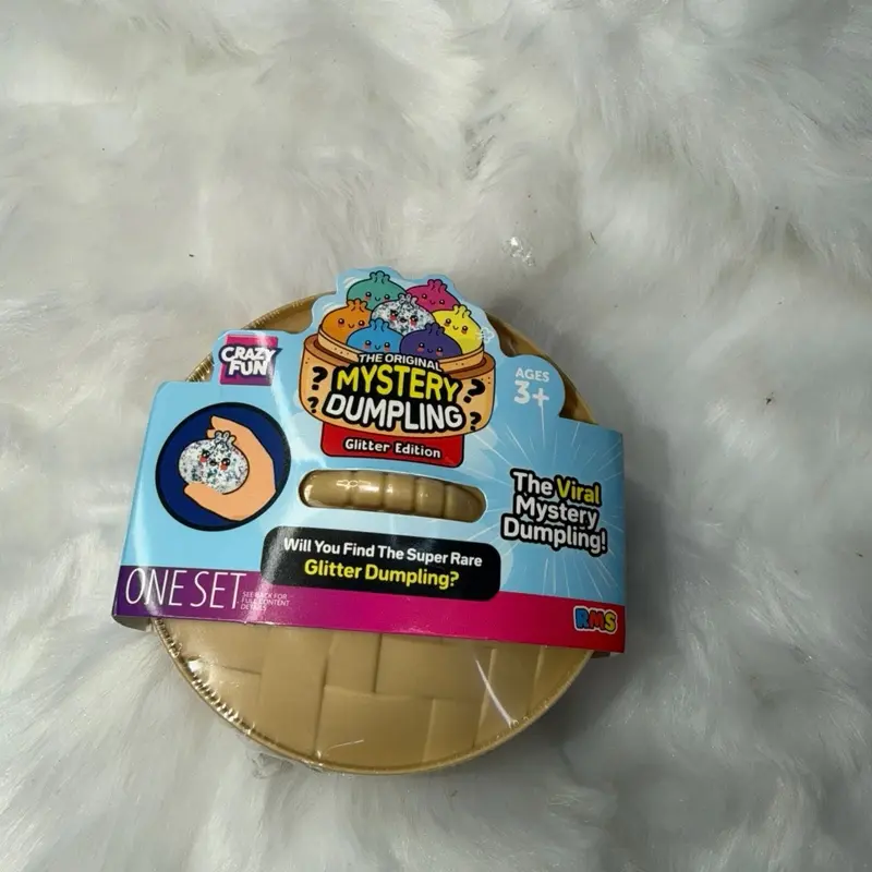 Glitter Edition Mystery Dumpling Stress Relief Toy, Classic & Novelty Toy for Kids
