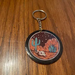 Dessert keychain