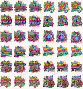 ROCK BAND TRUCKER HAT PREMADE GANGSHEET  - 22X24  DTF TRANSFERS - DIRECT TO FILM