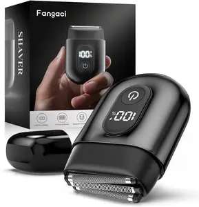 [TikTokShopJumpstartSale]Mini Electric Razor, Electric Shaver for Men,Upgraded Foil Shaver with 3 Blade Heads IPX7 Waterproof Wet/Dry LED Display USB Type C Rechargeable electric foil shaver Comfort Shaving