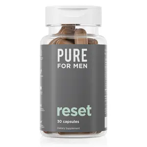 Reset | Pure for Men | Detox Supplement | Promotes Digestive & Gut Health, Helps Remove Toxins