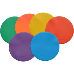 Spot Markers 6pcs 4inch 6inch 8inch 10inch 12inch Floor Marker for Kids Agility Training