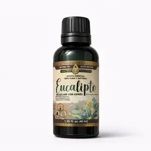 Eucalyptus Essential Oil 40ml | 100% Pure & Natural | Refreshing Herbal Aroma | Great for Aromatherapy, Massage, Skin & Hair Care