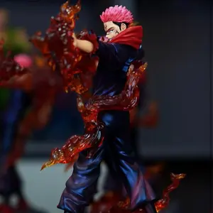 Jujutsu Kaisen King of Curses 30CM Figure – Ryomen Sukuna Anime Statue, Cursed Spirit Collectible Model Gift for JJK Fans