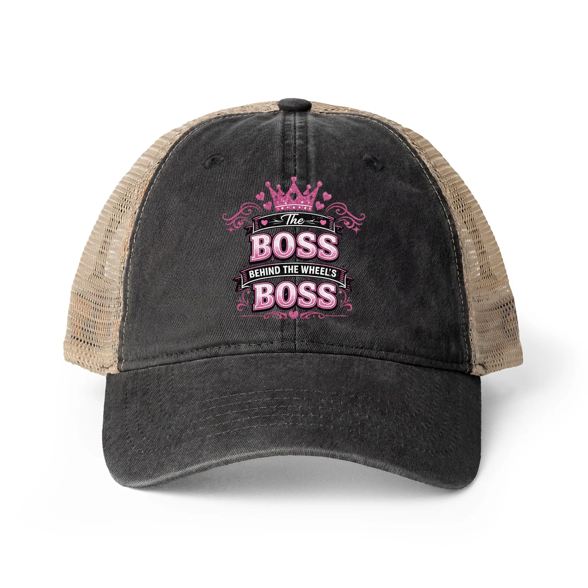 Women's Boss Behind the Wheel Women's Mesh Back Trucker Hat