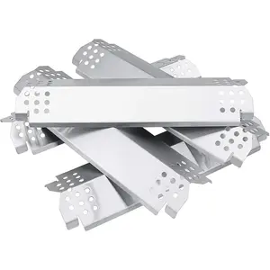 Heat Plates for  Depot Nexgrill 720-0830H, 5 Burner 720-0888, 720-0896, 720-0888N, 720-0882A, 720-0882S 6 Burner 720-0896B, 720-0898 Gas Grill, Stainless Steel, Replacement , 5 Pack