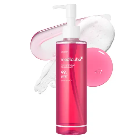[medicube] PDRN Jelly to Foam Cleanser | Low pH Hydrating Daily Face Wash for All Skin Types | With PDRN, Collagen & LHA | Gentle Pore Care & Radiant, Balanced-Looking Skin | Korean Skincare | 200ml / 6.76 fl.oz