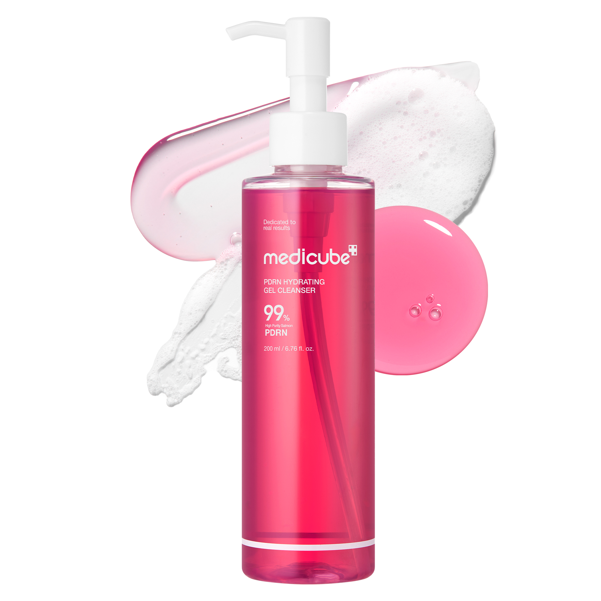 [medicube] PDRN Jelly to Foam Cleanser | Low pH Hydrating Daily Face Wash for All Skin Types | With PDRN, Collagen & LHA | Gentle Pore Care & Radiant,