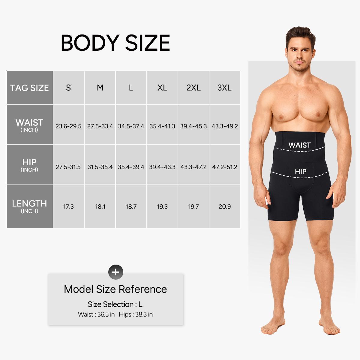 【Nebility】 Men’s High-Waist Tummy Control Shapewear, Slimming Compression Boxer Briefs Underwear, Seamless Belly Slim Fit SpringStatements