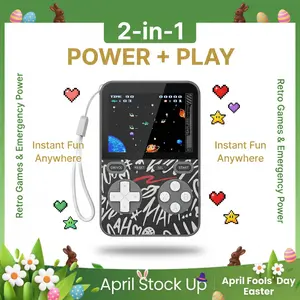 MIRO【V99】Wireless Power Bank Handheld game console Features over 1,500 classic games a 3-in-1 gaming console and a neck-strap charging cable supports 15W MagSafe 20W PD and 60W fast charging Compact for PhonesIdeal for Travel Fun Daily Use Thoughtful Gift