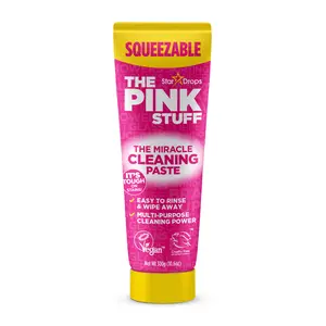 The Pink Stuff Squeezable Paste 300g | Multi-Purpose Cleaning Paste for Tough Messes with Easy Squeeze Application
