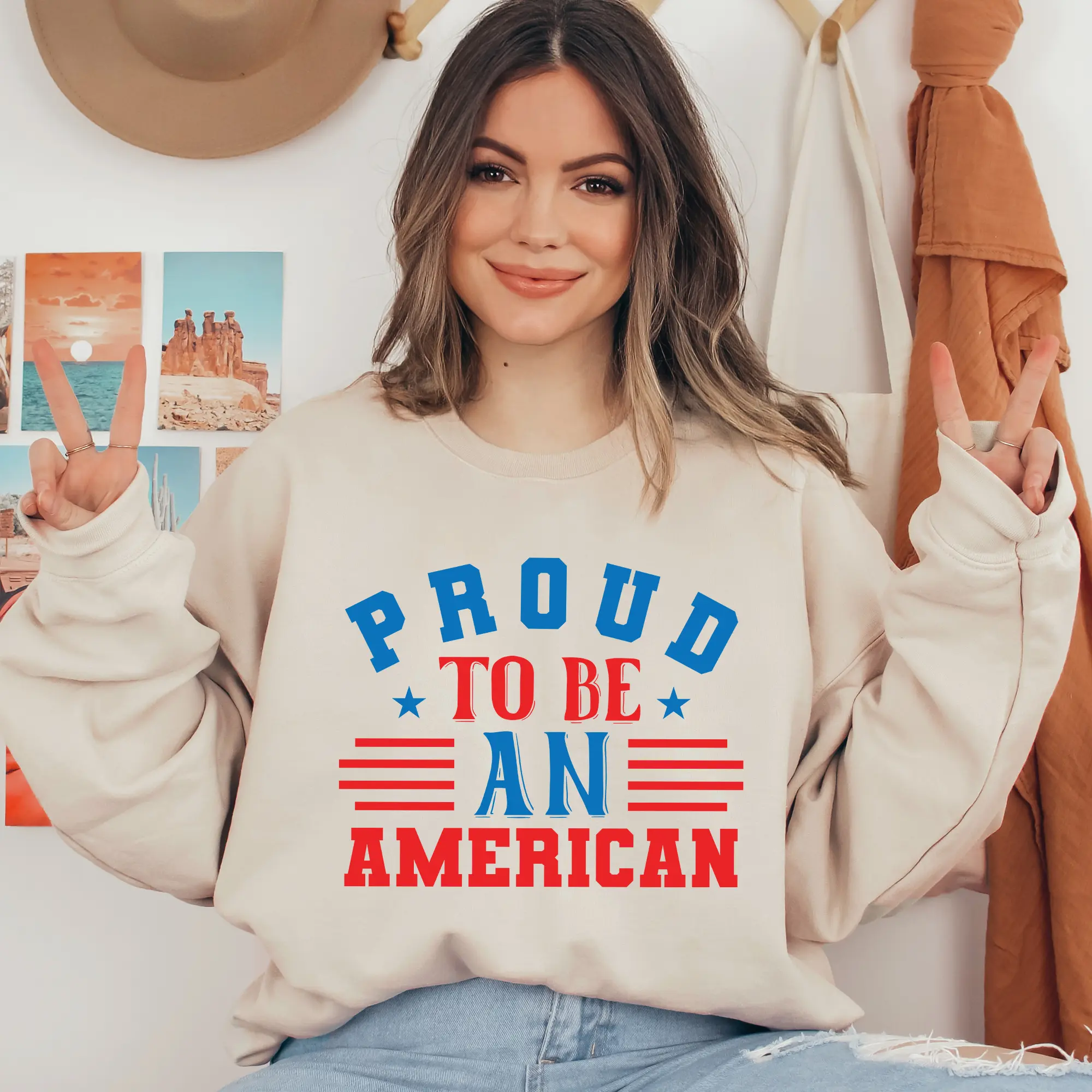 Proud to be an American Star Ready To Press DTF Transfers, DTF Hot Peel