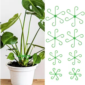 8 count  Stem Support Climbing Houseplant Support Stakes for Indoor   Plastic Climbing  Support  Trellis Indoor Ideal  Support for Thriving Growth