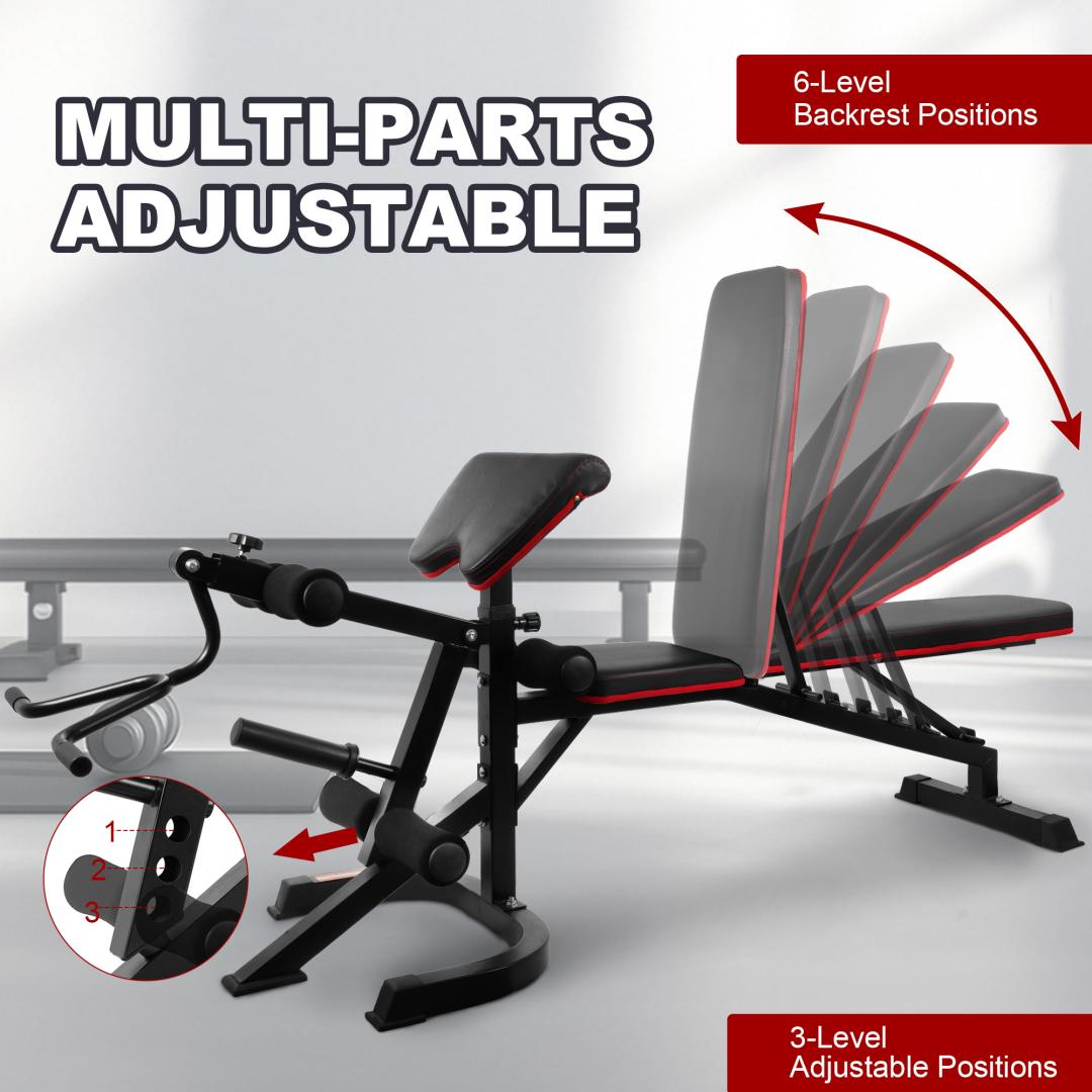 --Only Supports Self Pickup--Adjustable Weight Bench Combo, Bench Press Combo, Home Gym Weight Bench With Squat Rack, Leg Extensions, Teacher Curls And Weight Storage # Douyin Recommends For You # Douyin Made Me Buy It # Food Videos # Home Supplies # Tren