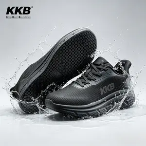 【2026 Recién llegado】Non Slip Work Shoes for Women - Slip-On Walking Sneakers with Arch Support & Waterproof Membrane for Restaurant Kitchen Nursing