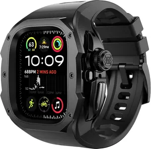 Rugged Bumper Band with Case for Apple Watch Ultra 3 2 1 49Mm（1-Second Quick Installation） - Shockproof & Scratch Resistant Compatible with Iwatch Ultra 3/2/1 Men Gifts No Brand