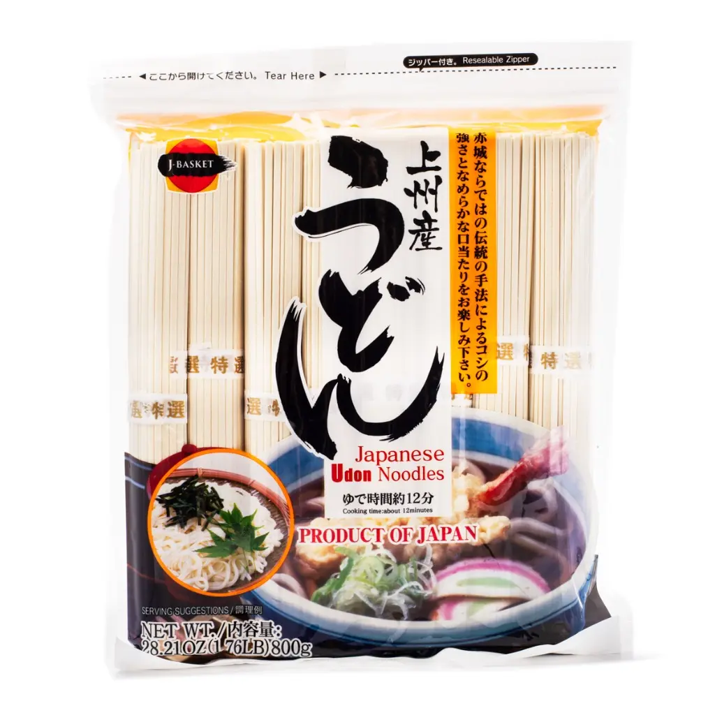 J-Basket Japanese Udon Noodles 8P 28.21 oz