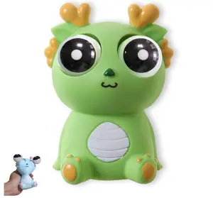 Pop-Out Eye Dragon Squeeze Toy - Stress Relief Sensory Squishy for Adults, Funny Anti-Stress Ball, Ideal Anxiety Toy for Party Favors and Gifts