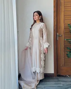 Nooréva Pearl Silk Palazzo Suit Set