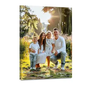 BARLEY ONE Click Shop Chat, Send Photo, Custom Canvas Prints (2:3): Personalized Photo On Canvas, Transform Your Photos into Stunning Framed Wall Art, Digitally Printed Photo To Canvas, Ideal for Home Decor Gifts, Mother's Day Gift Keepsakes