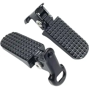 1 Pair of  Foot Pegs, Aluminium Alloy Non-Slip  Pegs for Folding  and Mountain  Durable Cango Gear