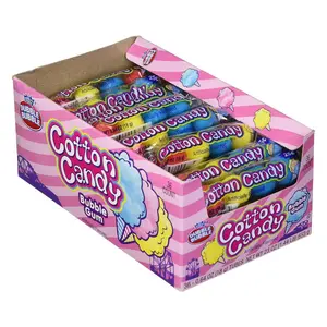Dubble Bubble 5 Gumballs Per Sleeve, 3 Flavors, Cotton Candy, 36 Candies (Pack of 12)