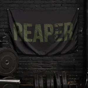 REAPER Gym Flag - OD Green, 100% Nylon, Fitness Equipment for Weight Training, USA Design