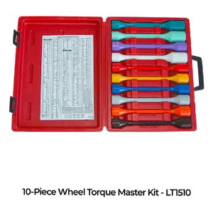 LTI LT1510 10-Piece Wheel Torque Socket Master Kit For 1/2 Inch Drive Impact Wrench-LTI1510