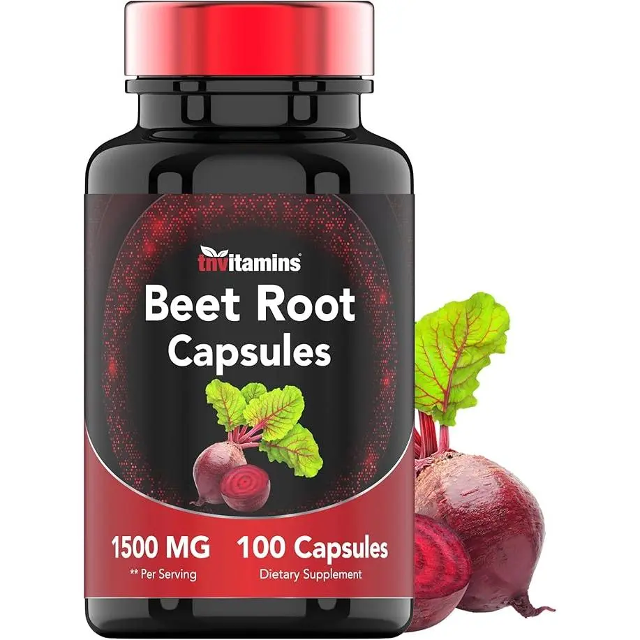 Beet Root Capsules 1500 Mg - 100 Capsules | Beet Root Powder Extract Capsules | Non-GMO & Gluten-Free | Produced in The USA | TNVitamins tiktok