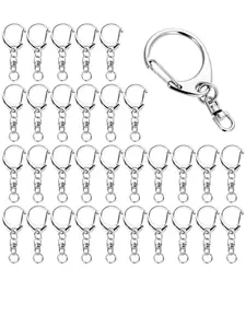Lobster Clasp Key Ring, Keychain Clip, Swivel Clasps Lanyard Snap Hook, DIY Crafts Key Chain, Lobster Claw Clasp