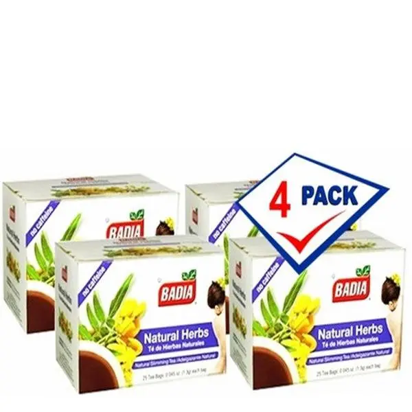 BADIA Premium Herbal Tea Bags - 100-Count Non-Toxic Detox Beverages with Natural Ingredients, Daily Wellness Tea Blend for Health-Conscious Choices