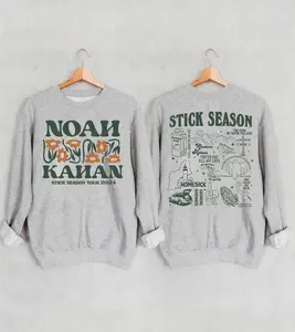 Vintage 2 Sides Stick Season Tour 2024 Sweatshirt, Noah Kahan Stick Season Tour 2024 Sweater, Kahan Folk Pop Music, Country Music Shirt
