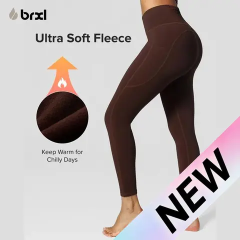 BRXL【Discount for live】Women's Thermal Leggings Winter Pants Pet Hair Resistant and Waterproof Featuring 3 Deep Pockets Warm Lined Suitable for Daily Wea, Outdoor Walks Winter Commuting -brxl-1